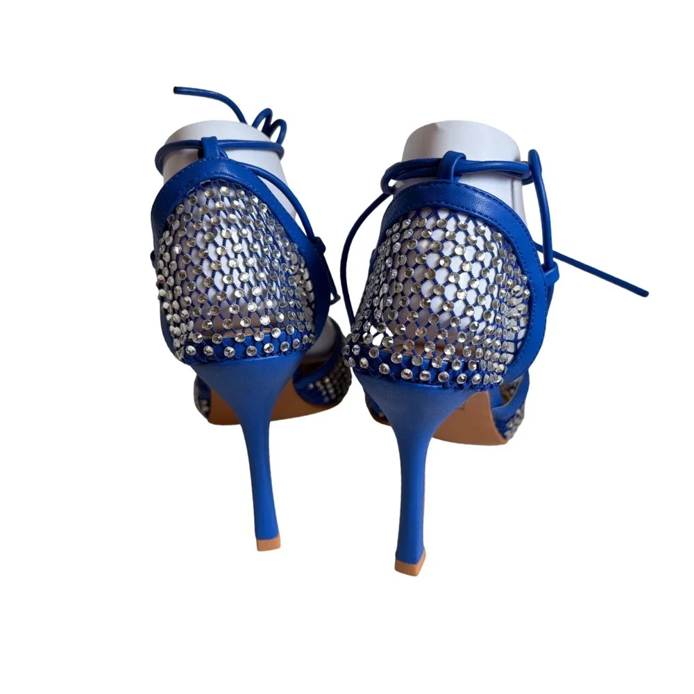 Mixx Shuz Rosalyn Blue Rhinestone Mesh DO NOT BUY‎ / NOT AVAILABLE